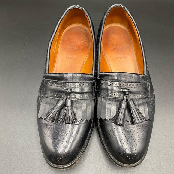 Allen Edmonds Bridgeton Black Leather Tassel Loafer Men\'s Size 11 D main image 10